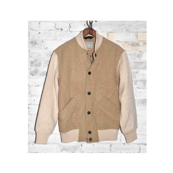 EVERLANE Recycled Wool Varsity Gorgeous Jacket Size XXS